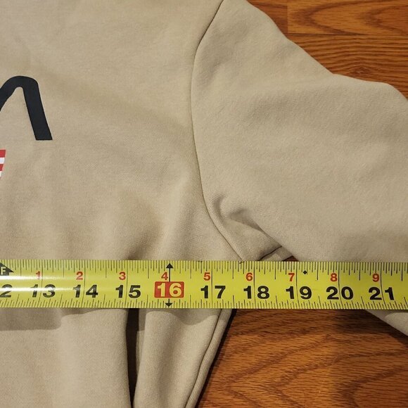 NASA Hoodie Sweatshirt Astronaut Graphic Size XS New with Tag Tan Cream H&M - Picture 5 of 11